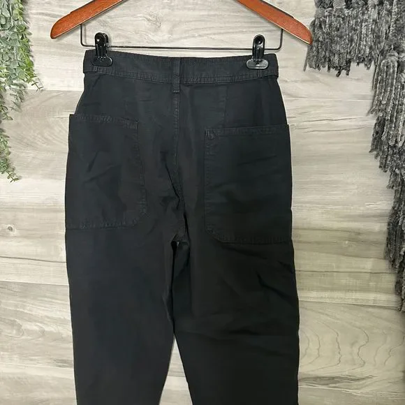 Everlane Womens Black Lightweight Casual Cropped The Fatigue Barrel Pants - Picture 5 of 8